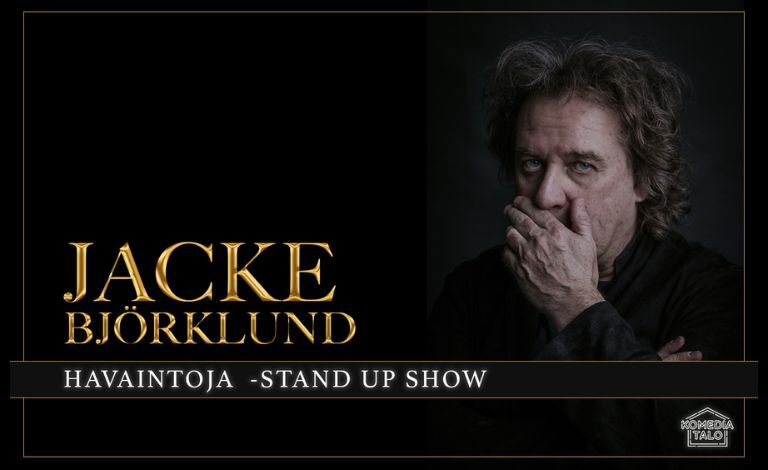 Jacke Björklund: Havaintoja -stand up show Liput