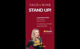 Taco 4 Wine STAND UP! - Heli Sutela