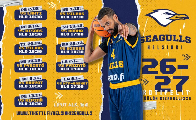 Helsinki Seagulls - Kouvot Tickets