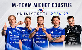 Helsingin M-Team miesten Inssi-Divari 2026-2027 kausikortti liput
