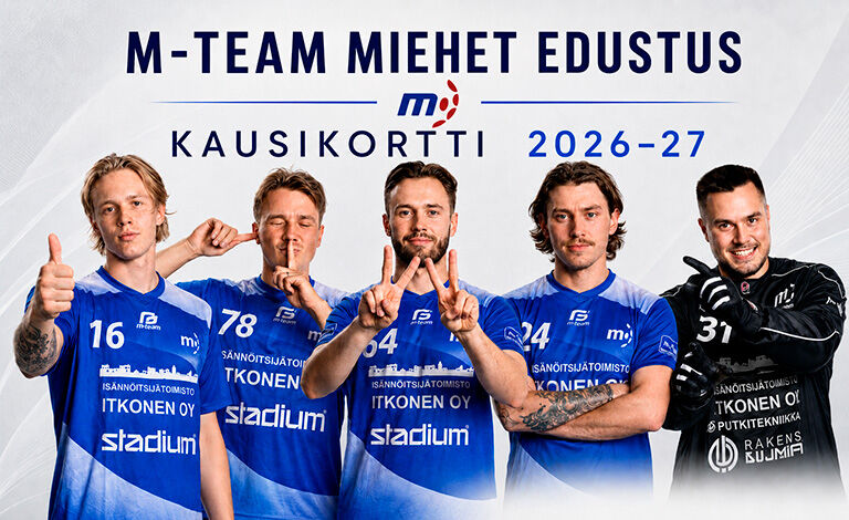 M-Team men's Inssi-Divari 2026–2027 season ticket Tickets
