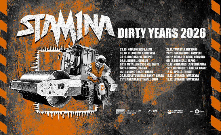 STAM1NA – DIRTY YEARS 2026 Liput