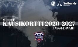 Pirkkalan Pirkat miesten kausikortti 2026-2027 liput