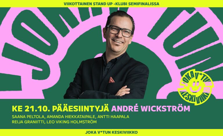Joka v*tun keskiviikko: André Wickström Tickets