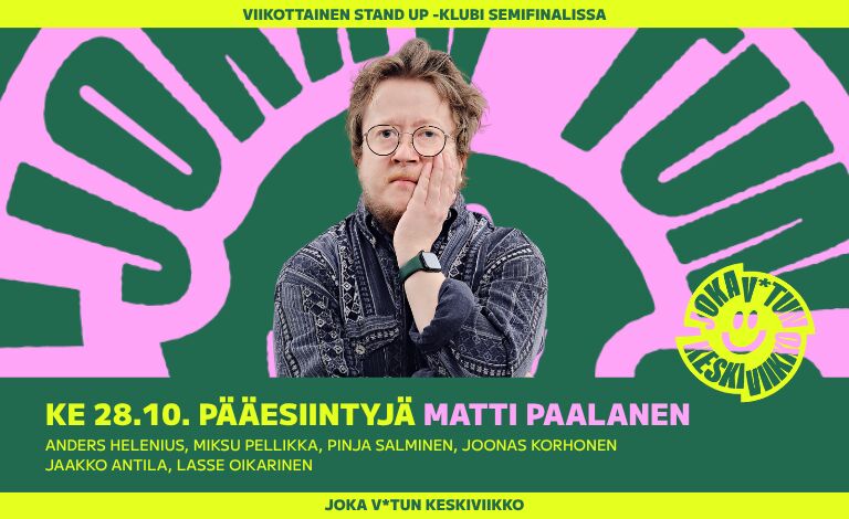 Joka v*tun keskiviikko: Matti Paalanen Liput
