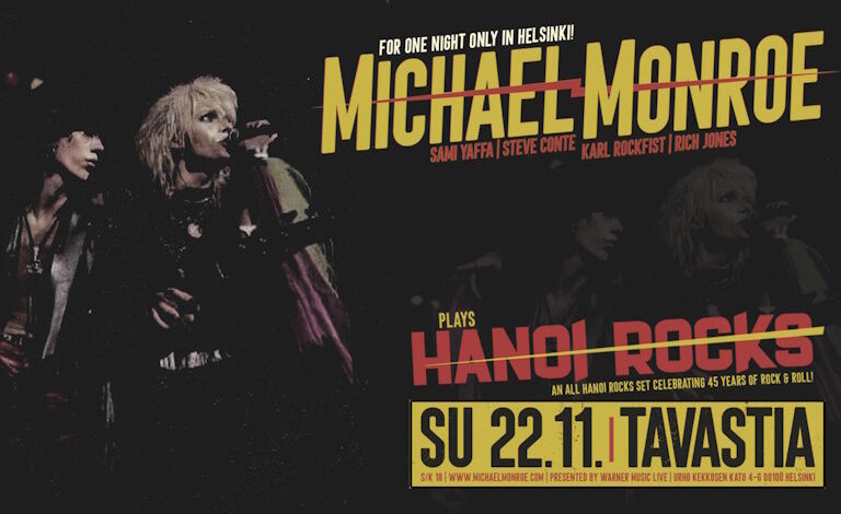 Michael Monroe plays Hanoi Rocks (18+) Biljetter