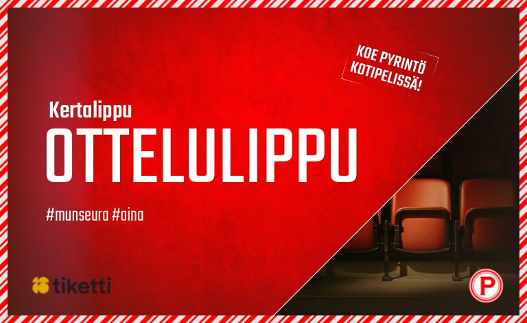 Tampereen Pyrintö Lentopallo - Pääsylippu vapaavalintaiseen kotiotteluun 2026-2027 Liput